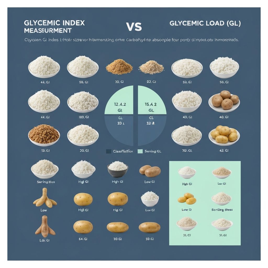 Glycemic index and load comparison